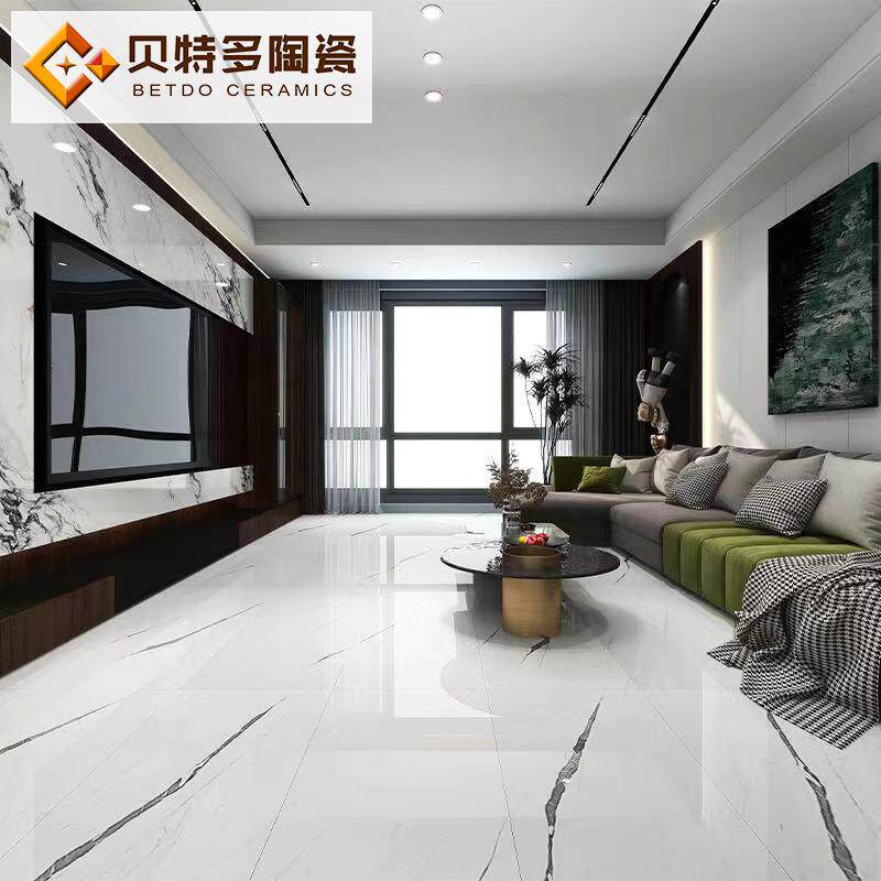 雕刻白瓷砖600x1200超白坯双零吸水地板砖卫生间墙砖爵士白地砖
