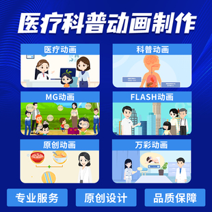 医疗科普动画视频制作医学护理二维健康宣讲视频flash动画