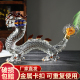 泡酒玻璃瓶加厚龙形玻璃酒瓶高鹏硅玻璃无铅密封加厚空瓶创意生肖