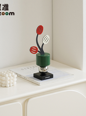 WOZOOM屋准艺术创意花盆摆件办公室客厅入户玄关桌面高级感装饰品