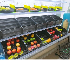 量感陈列箱超市风幕柜冷柜水果蔬菜陈列框零食展示陈列盒食品篮子