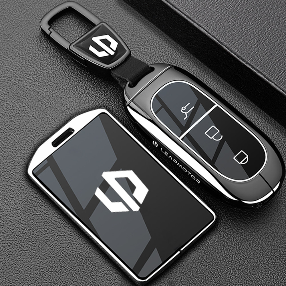 2024款零跑c11钥匙套24款领跑c10专用c01卡片c16汽车金属扣壳男士