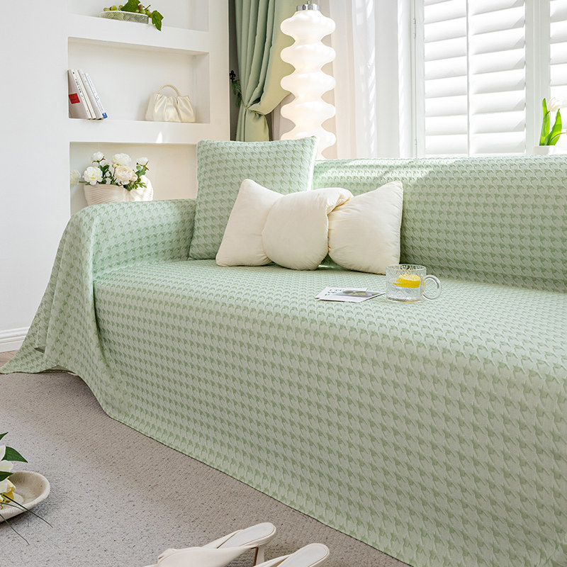 2024新款凉感凉豆豆沙发盖布巾全盖夏季沙发套罩冰丝坐垫子夏天款