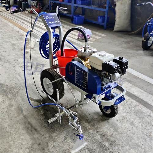 手推式冷喷划线机 小区道路常温划线机 冷喷划线车