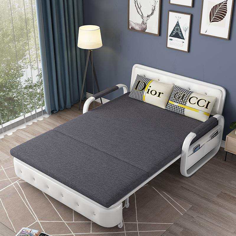 厂家sofa bed折叠沙发床布艺多功能小户型双人两用储物沙发床图片
