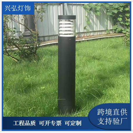 led圆形防水户外草坪灯庭院景观花园灯新中式圆形草坪灯跨境