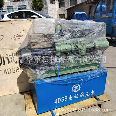 水压试压机管道测试电动试压泵 4DSB水管 压力打压泵四缸