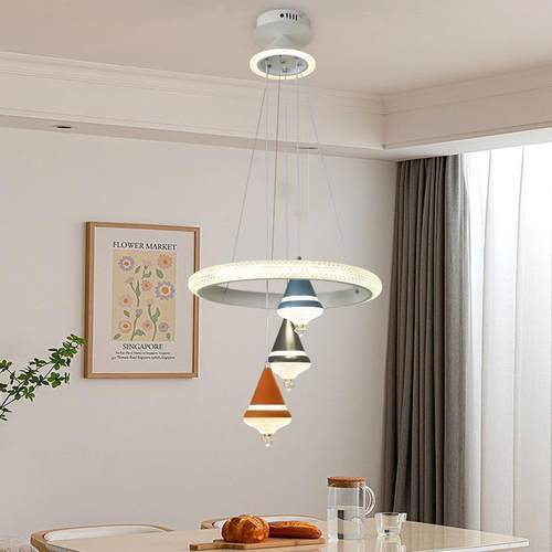 LED餐厅吊灯现代简约客厅卧室灯办公室灯具饭厅餐桌吧台设计师灯