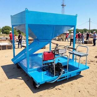 汽油机铁路轨道运输车高铁地铁隧道施工维修工具车1435轨道料斗车