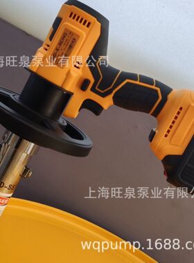 旺泉HD-E-RCHG+SS304-1000 3A充电抽液泵、无线油桶泵、锂电桶泵