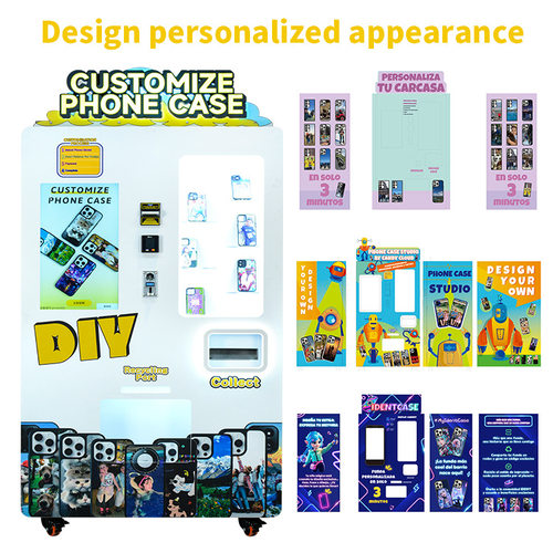 DIY Mobile Phone Case Vending Machines Offer High Profits