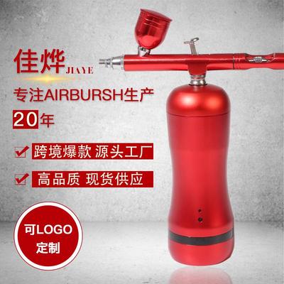 模型电动充电喷壶颜料上色修补自动停开气泵喷笔套装喷枪喷漆笔