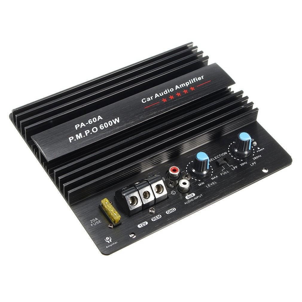 PA-60A12v汽车功放板大功率音响低音炮外露功放12v功放机600W