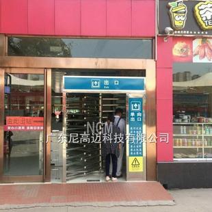 全高三翼手动旋转门 金华医院转闸 工厂酒店车站旅客出入口单向门