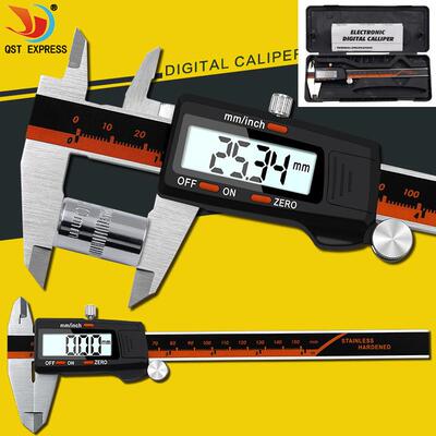 塑料表头数显卡尺 数显电子高精度游标卡尺 不锈钢尺身 0-150mm