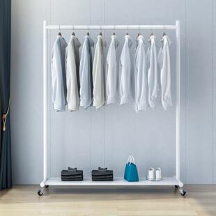 饰女童装 装 晾衣服单杆龙门货架带轮 店展示架挂衣架专用落地式 服装