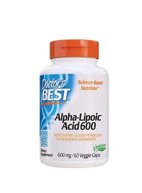 Doctors Best多特倍斯美国阿尔法-硫辛酸胶囊600mg60粒抗糖化