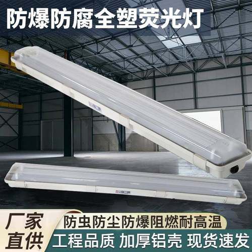 Led防爆灯荧光灯全塑防腐阻燃工业灯化工厂车间实验室双管防爆灯