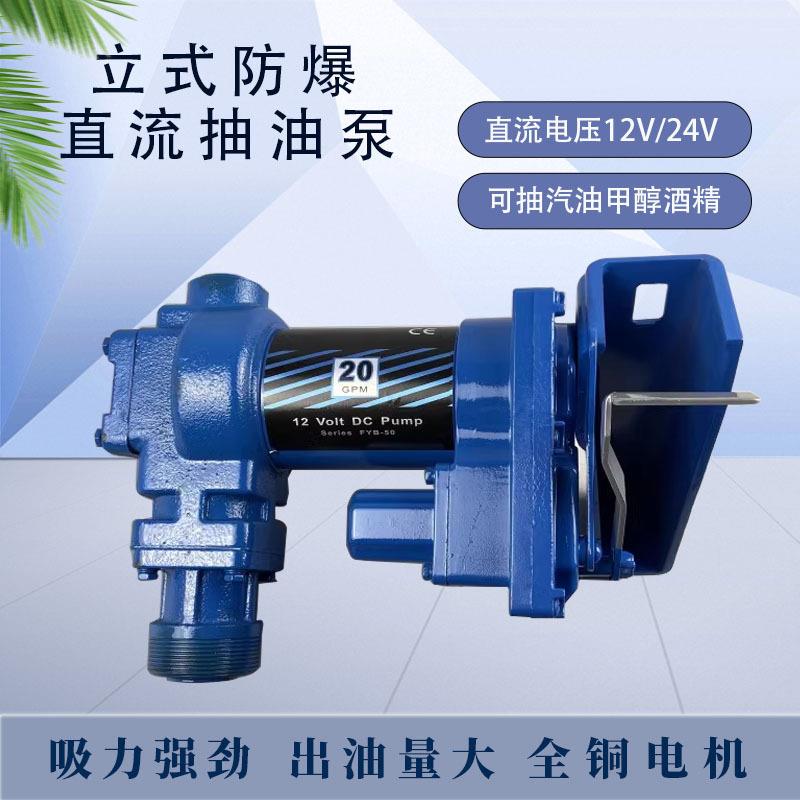 汽油泵12V24V220V直流自吸油泵加油机电动抽油无刷防爆泵自吸式