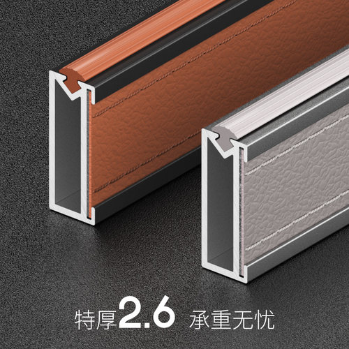 衣柜挂衣杆皮革衣橱横杆橱柜挂杆柜子衣杆托法兰座衣架杆柜内配件