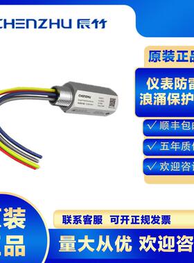 上海辰竹仪表浪涌保护器CZLBX-48防雷器避雷电涌电源三相2级保护