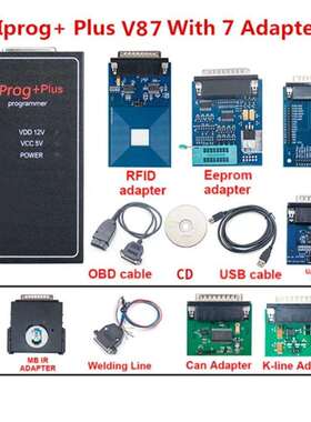 跨境Iprog+ Pro Programmer V87支持IMMO/Mileage C orrection/Ai