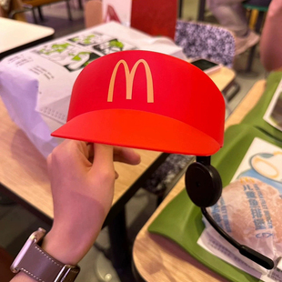 宠物帽子狗狗拍照玩具遮阳帽麦当劳周边麦克风对讲机店员中大型犬