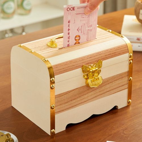 儿童存钱罐2024新款女孩密码锁储钱箱储蓄只进不出男孩小学生高级