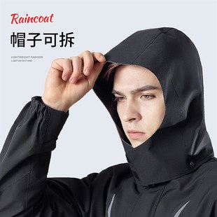 摩托车外卖骑行雨衣 全身防风反光雨衣男士 备美雨衣雨裤 钓鱼套装
