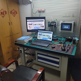 plc实训台实验教学平台比赛培训电工工作台安装多孔网孔板学习桌