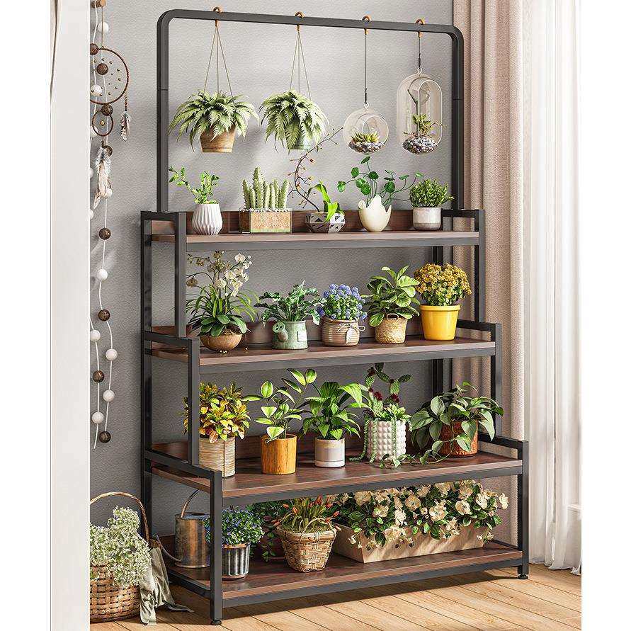 花架置物架阳台花盆架展示悬挂多肉花架子客厅落地式新款一体靠墙,鲜花速递/花卉仿真/绿植园艺,割草机/草坪机,淘宝优惠券,粉丝福利购,淘宝优惠卷