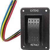 387874电源稳定器开关RV千斤顶开关带12V延伸缩回稳定器车载