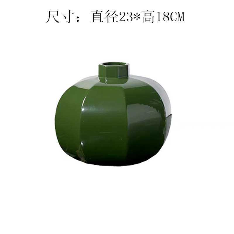 现代简约创意时尚陶瓷花瓶花器软装样板房客厅茶几面家居饰品摆设