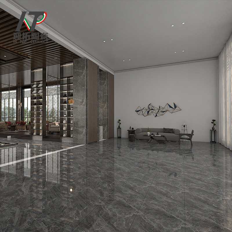 佛山瓷砖现代客厅餐厅地砖墙砖无限连纹通体大理石瓷砖600X120