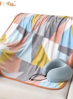 尊享头等舱三件套 ES-M033-3 U枕+束口袋+七彩搭搭毯组合套装