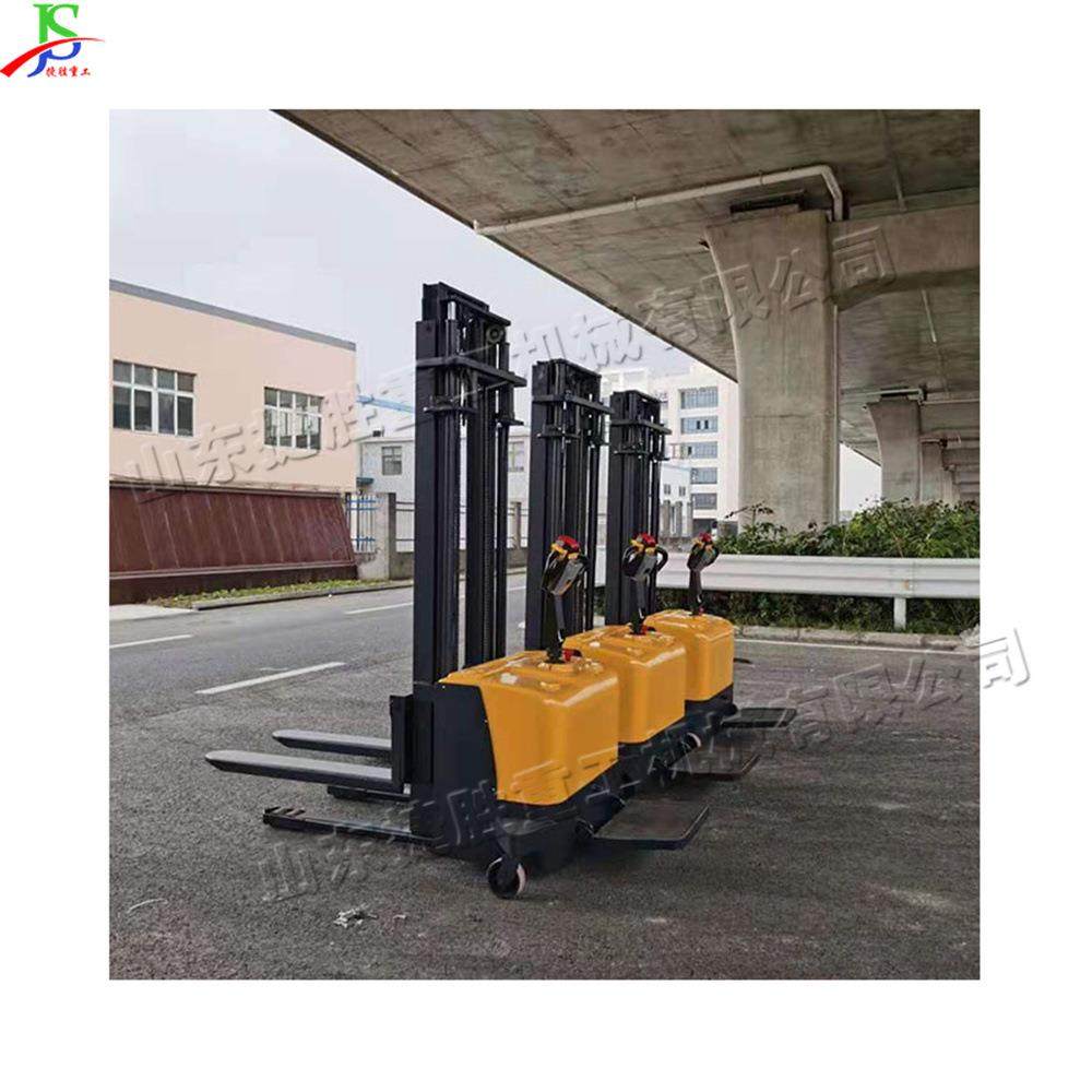 站立式电动托盘叉车 便捷仓库货物搬运车 小型随车自体登高车