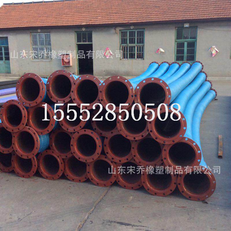 吸排水抽砂橡胶管高耐磨吸排泥浆橡胶钢丝管大口径钢丝缠绕胶管