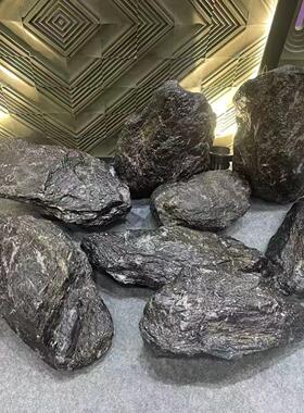 景观石头假石头仿真PU泡沫石头酒店园林工程 景观石 2.0黑山石