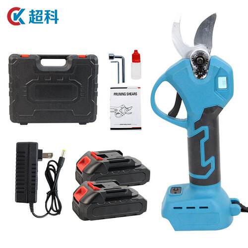 电动修枝剪充电式园林园艺果树锂电树枝剪无线修剪数显款工具