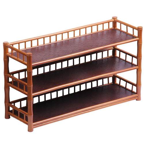 多层茶杯架子茶具收纳架竹壶架杯架复古中式摆放展示架茶杯置