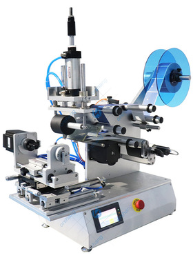 Rectangular glass multifunctional bottle labeling machine