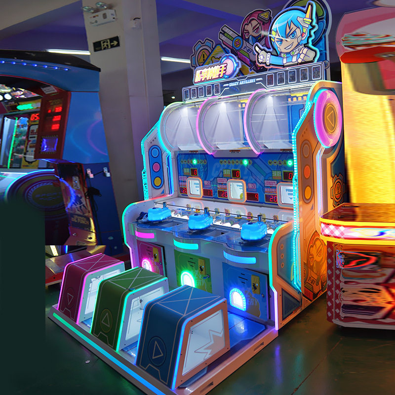 儿童投币小神炮手游戏机拍拍乐大炮手神炮手夜市打怪兽恐龙机设备