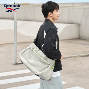 Reebok锐步大容量旅行包外出轻便短途行李包斜挎收纳包手提健身包