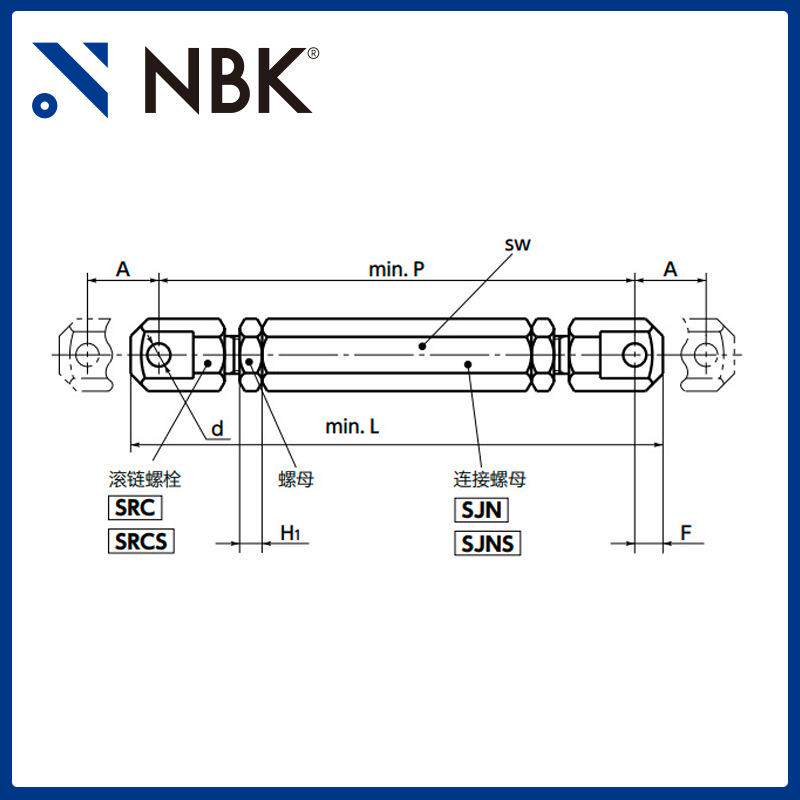 NBK STR 松紧螺丝扣-滚子链专用型 结构件 机械零配件厂家直供