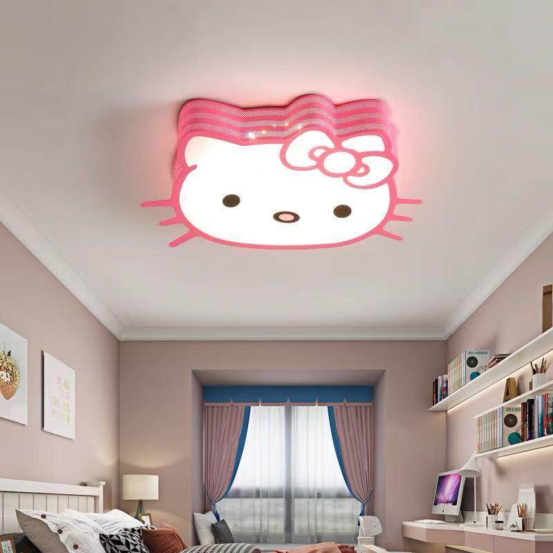 创意新款儿童房吸顶灯Holle Kitty女生卧室吸顶灯护眼LED吸顶灯具