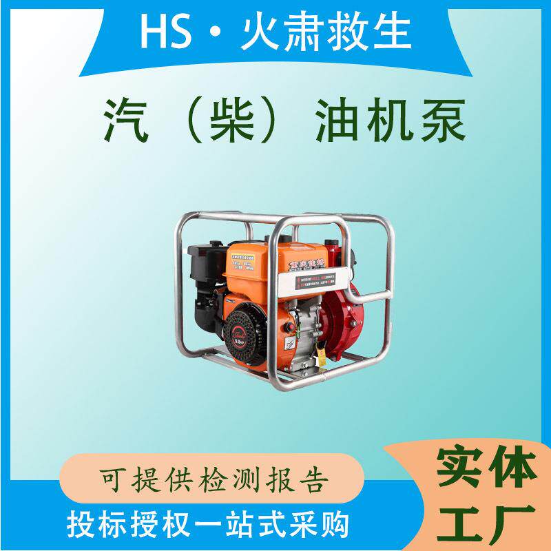 防洪应急汽油动力排涝泵抗洪抢险手抬式集成面板控制排涝泵