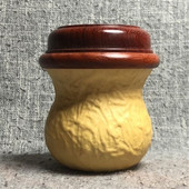 天然葫芦鸡心蝈蝈罐把玩范制押花模竹蛉子筒黑白虫具文玩收藏摆件