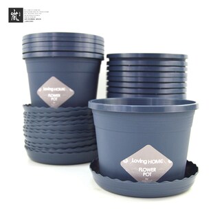 1号 SZ矮款 伦盆 绿萝 矮牵牛种植花盆 套餐 月季 16个装