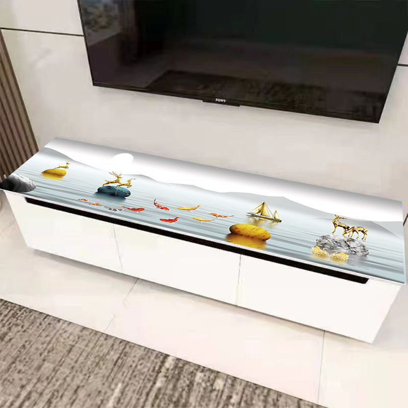 电视柜桌布防水防烫高档桌垫长方形防尘垫茶几盖布加厚不透明台布,居家布艺,桌布,淘宝优惠券,粉丝福利购,淘宝优惠卷