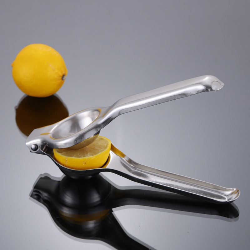 手动榨汁机家用不锈钢婴儿榨汁器柠檬夹原汁机迷你压汁器挤汁